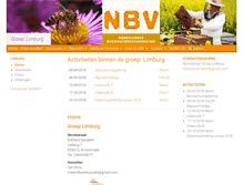 Tablet Screenshot of limburg.bijenhouders.nl