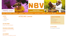 Tablet Screenshot of leende.bijenhouders.nl