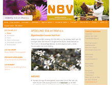 Tablet Screenshot of eck-en-wiel.bijenhouders.nl
